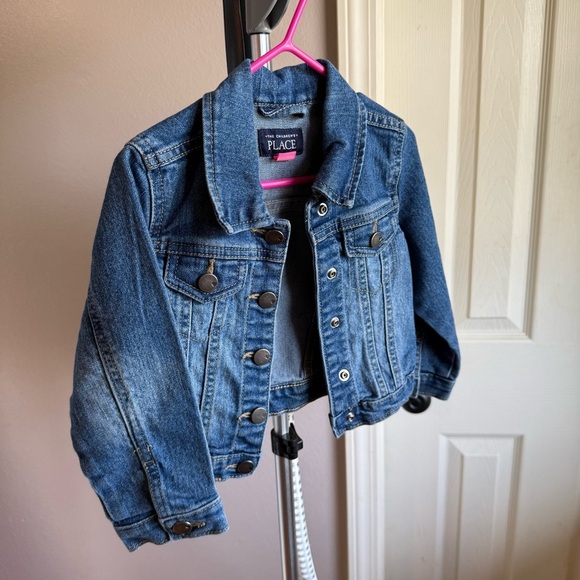 The Children's Place Blue Denim Jacket-Toddler girl 2t - Picture 1 of 6